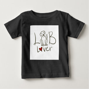Lab Älskare Baby 3/4 Sleeve Raglan Shirt Tee