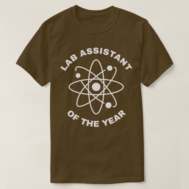 Lab Assistant för kemi-kemi T Shirt (Design framsida)