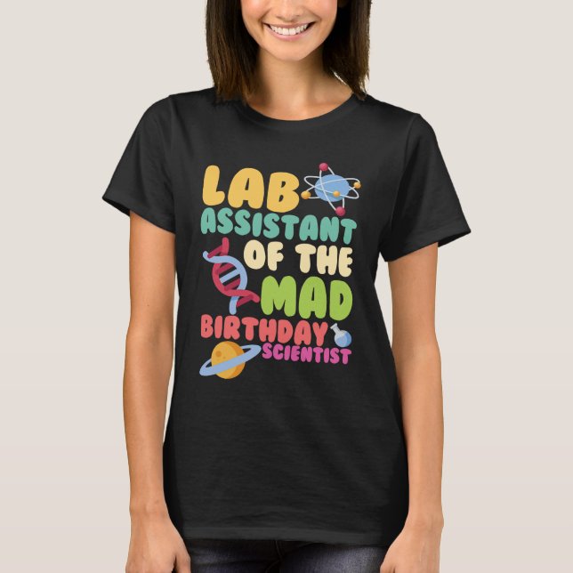 Lab-assistent till tandvårdsforskare t shirt (Framsida)