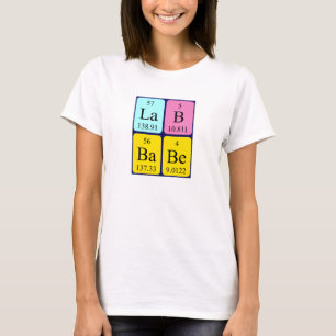 Lab Babe Perie-tröjan bord namn Tee