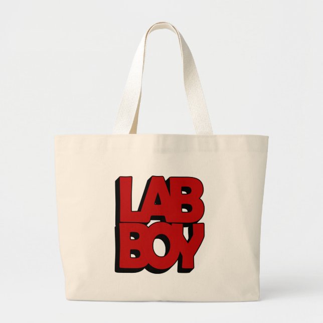 LAB BOY BIG RED LABORATORY JUMBO TYGKASSE (Framsidan)