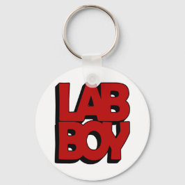 LAB BOY BIG RED LABORATORY NYCKELRING