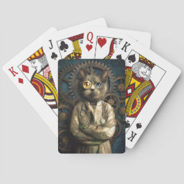 Lab Cat Steampunk Casinokort