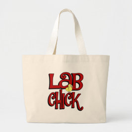 LAB-CHICK - LABORATORIA GIRL SLANG/HUMOR JUMBO TYGKASSE