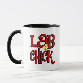 LAB-CHICK - LABORATORIA GIRL SLANG/HUMOR MUGG