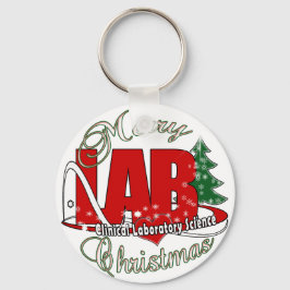 LAB CHRISTMAS CLINICAL LABORATORY SCIENCE NYCKELRING