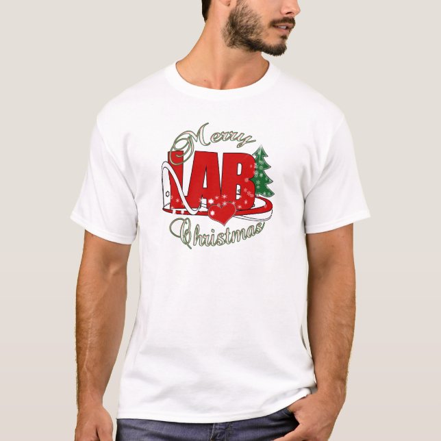 LAB CHRISTMAS LABORATORY T-SHIRT (Framsida)