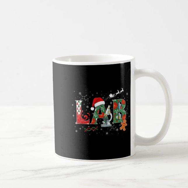 Lab Christmas Laboratory Technician Science Xmas S Kaffemugg (Höger)
