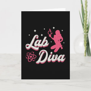 Lab Diva Laboratory Technician Science Lab Tech Kort
