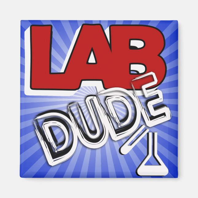 LAB DUDE - LABORATORIUM MAGNET (Framsidan)