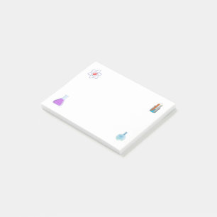 Lab Equipment Chemistry Post-it Block