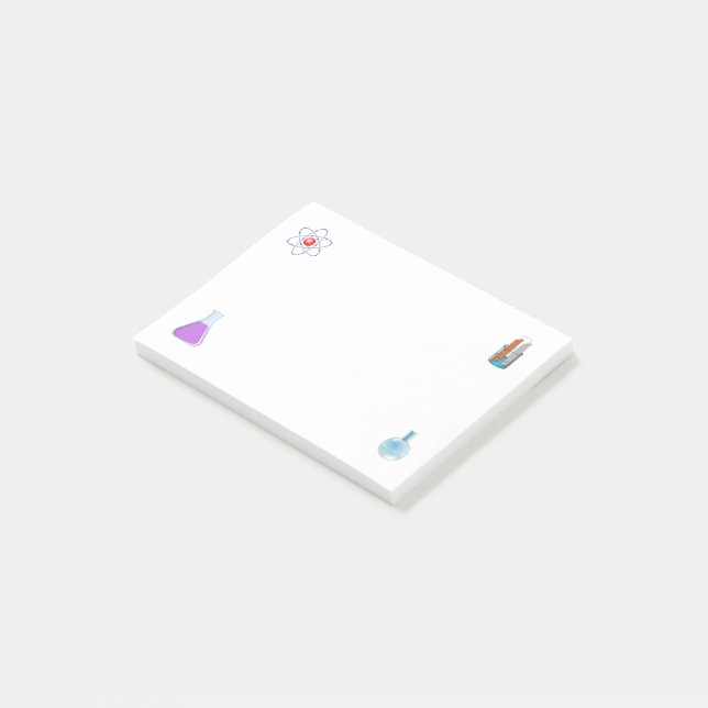 Lab Equipment Chemistry Post-it Block (Vinklad)