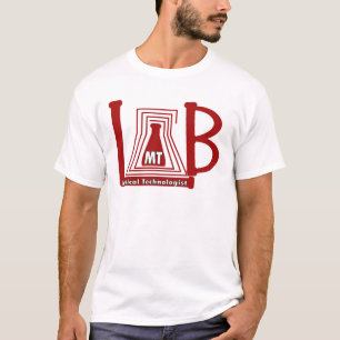 LAB FLASK-LOGOTYP - MEDICINSKT LABORATORIUM TEE SHIRT