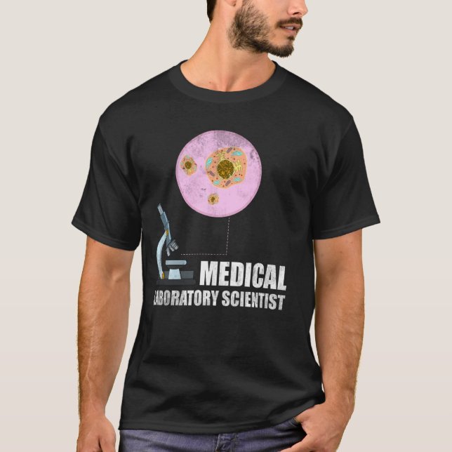 Lab Geek Lab Technician Medical Laboratory Scienti T Shirt (Framsida)