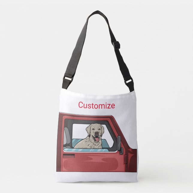 Lab Hund Riding Pistol Thunder_Cove Axelväska (Framsida)