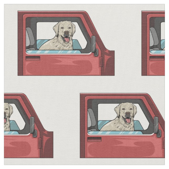 Lab Hund Riding Pistol Thunder_Cove Tyg (Närbild)