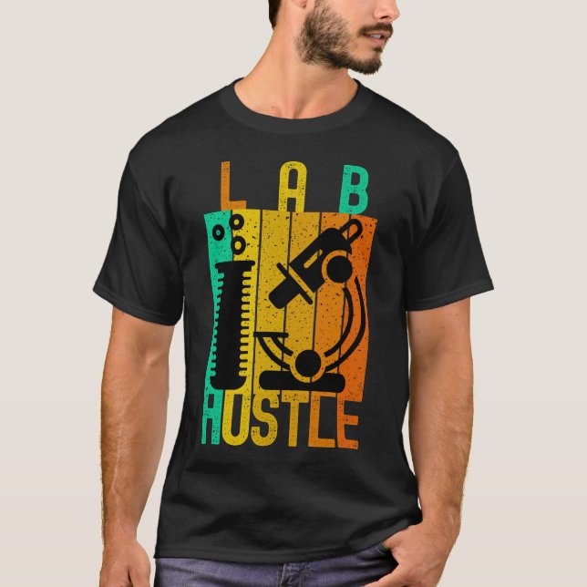 LAB HUSTLE - #LABLIFE T-Shirt (Framsida)