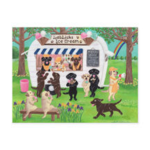 Lab Licks Glassbar Labradorer