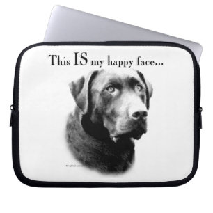 Lab Lycklig Ansikte Laptop Sleeve