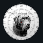 Lab Lycklig Ansikte Piltavla<br><div class="desc">Ge i hund älskare i ditt liv är en gåva som användor det här komiska uttrycket av det grumpy ansikte din labradohämtare alltid verkar vara sport!!! Du vet att ditt chokladlabb,  gul lab eller svart lab är verkligen lycklig under den grumpa utsidan.</div>