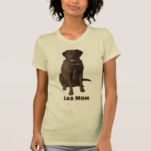 Lab Mamma Chocolate Labrador Retricher T-shirt