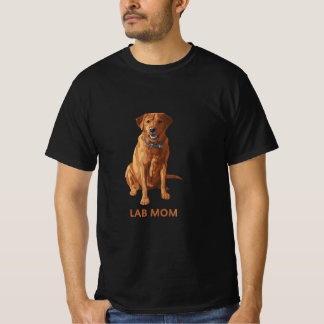 Lab Mamma Fox Red Labrador Retriever Hund älskare T Shirt