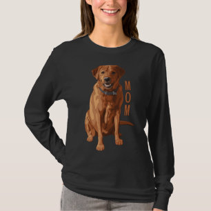 Lab Mamma Fox Red Labrador Retriever Hund T Shirt