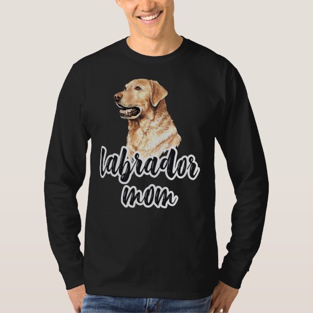 Lab Mamma Labrador Mamma Gul lab Mamma Gul lab Lab T Shirt (Framsida)