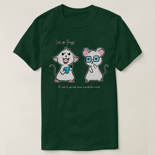 Lab Mice T Shirt (Design framsida)