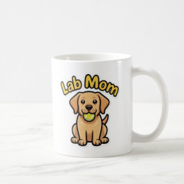 Lab Mom Labrador Retriever Cute Puppy Coffee Mug L Kaffemugg