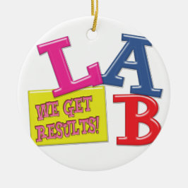 LAB MOTTO LABORATORIY, VI FÅR RESULTAT! JULGRANSPRYDNAD KERAMIK