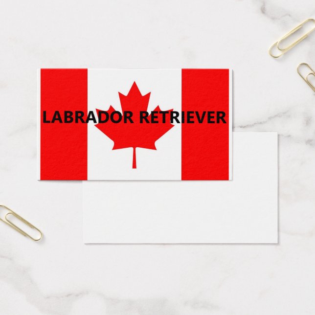 lab namn Canadian-Flagga Visitkort (Kontor)