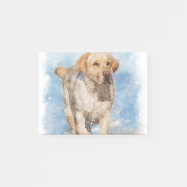 Lab på strandvattenfärgen post-it block (Framsida)