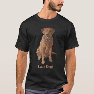 Lab Pappa Fox Red Labrador Retriever Hundälskare T Shirt
