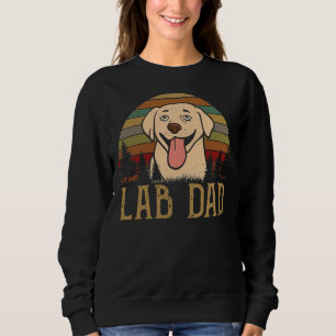 Lab Pappa Gult Labrador Retriever Vintage T Shirt