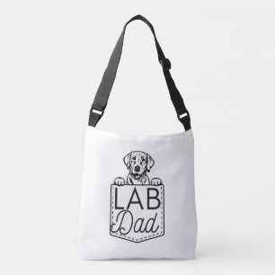 "Lab Pappa" Peek-a-Boo Kor-Body Tote Bag Axelväska