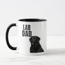 Lab Pappa Svart Labrador Kaffe