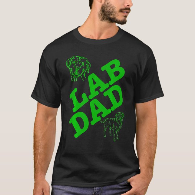 Lab Pappa T Shirt (Framsida)
