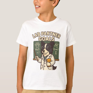 Lab Partner Goals - Science Hund T-Shirt
