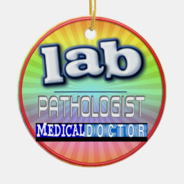 LAB PATHOLOGIST LOGOTYP JULGRANSPRYDNAD KERAMIK