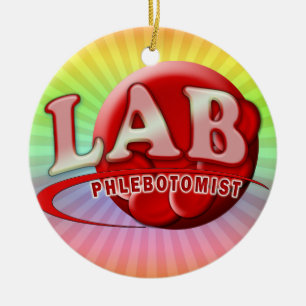 LAB PHLEBOTOMIST RBC-LOGOTYP JULGRANSPRYDNAD KERAMIK