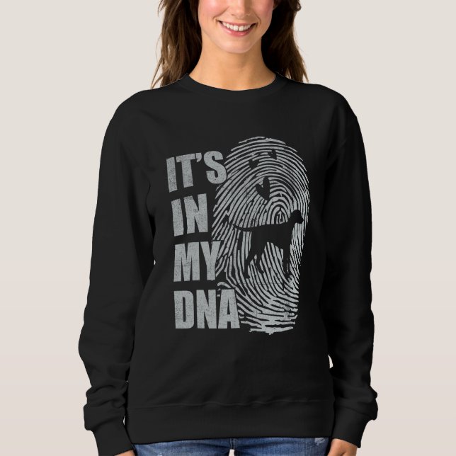Lab Pointer DNA Dog Mom Dad Dog T Shirt (Framsida)