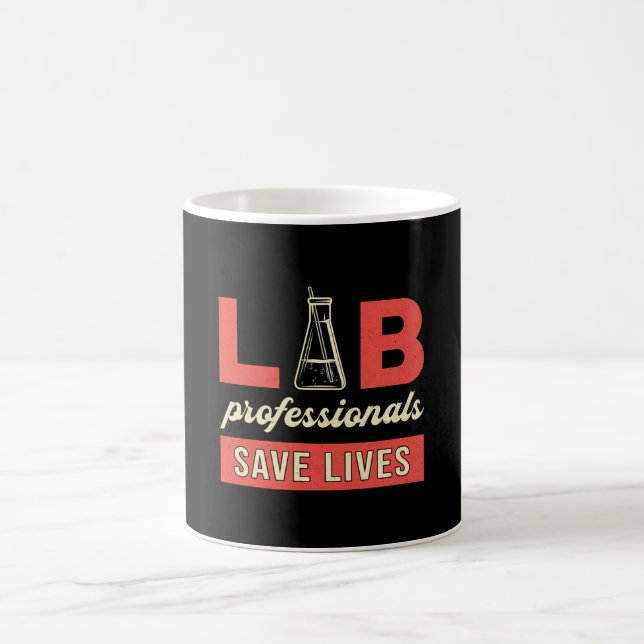 Lab Professionells Spara Lives Laboratekniker Kaffemugg (Center)