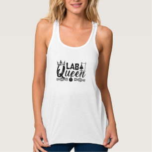 Lab Queen Lab Tech Laboratory Chemist Technician Linne Med Racerback