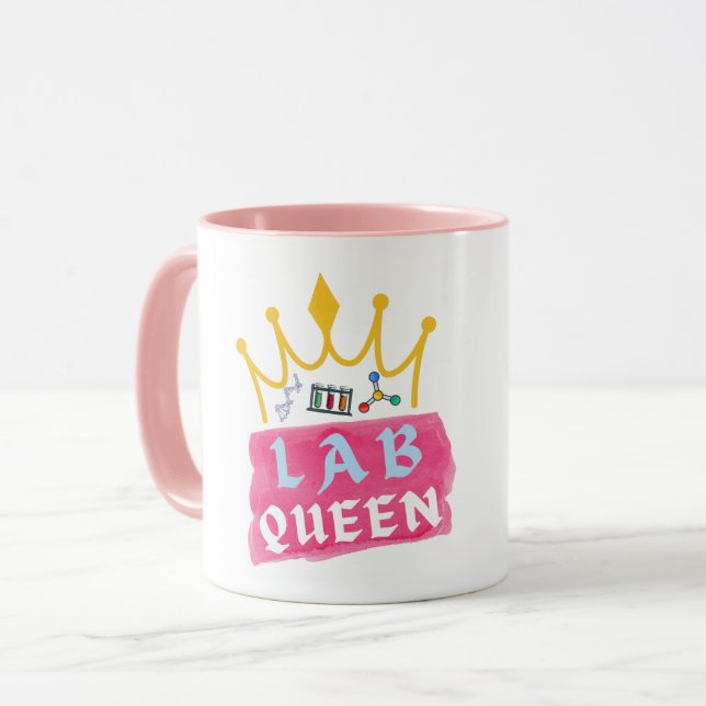 Lab Queen - Laboratory Girl Mugg (Framsida vänster)