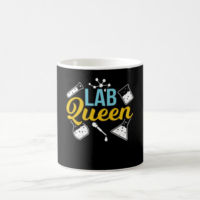 Lab Queen Laboratory Pun Laboratory Scientist Kaffemugg (Center)