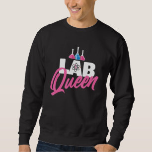 Lab Queen - Laboratory Technician Science Medical Lång Ärmad Tröja