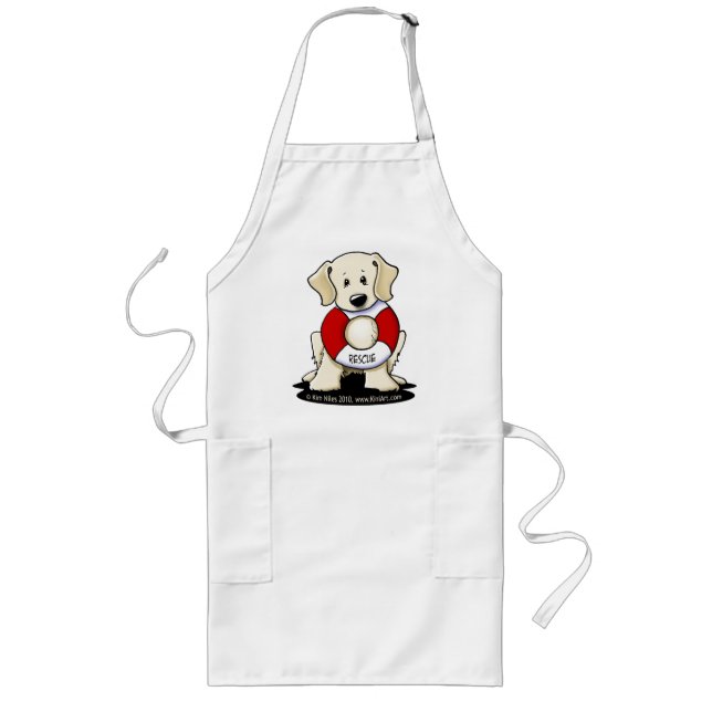 Lab Rädding Apron Långt Förkläde (Framsidan)