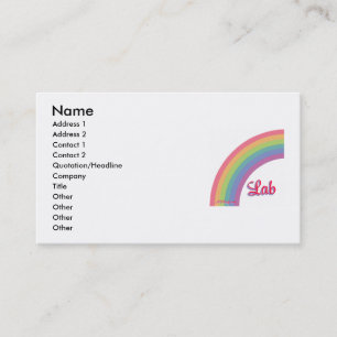 Lab Rainbow Visitkort
