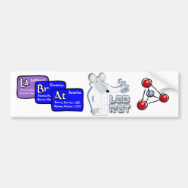 LAB RATT PERIODISKA SYSTEMET BUMPER DEKAL